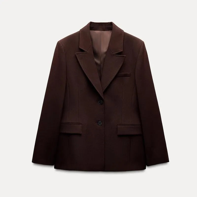 Eleganter Blazer und Rock Set