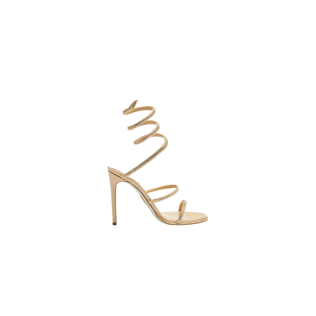 Glam Lace-Up Heels