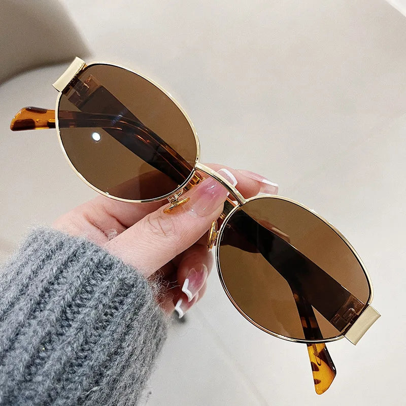 Fashion Oval Sonnenbrille