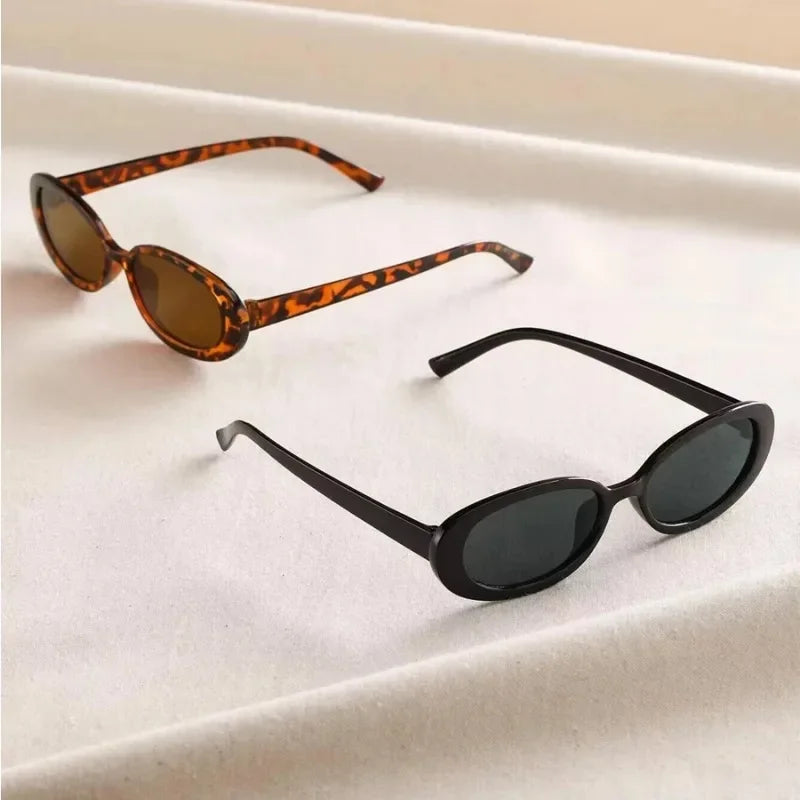 Ovale Sonnenbrille