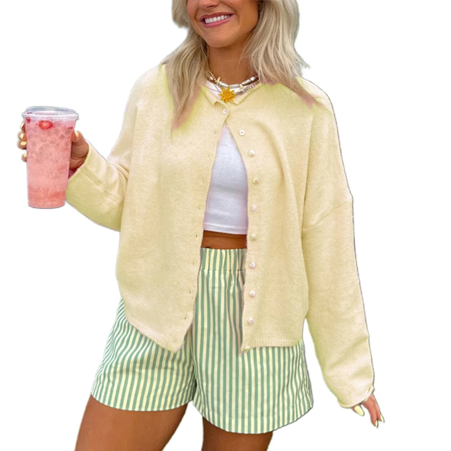 Damen Strick-Cardigan
