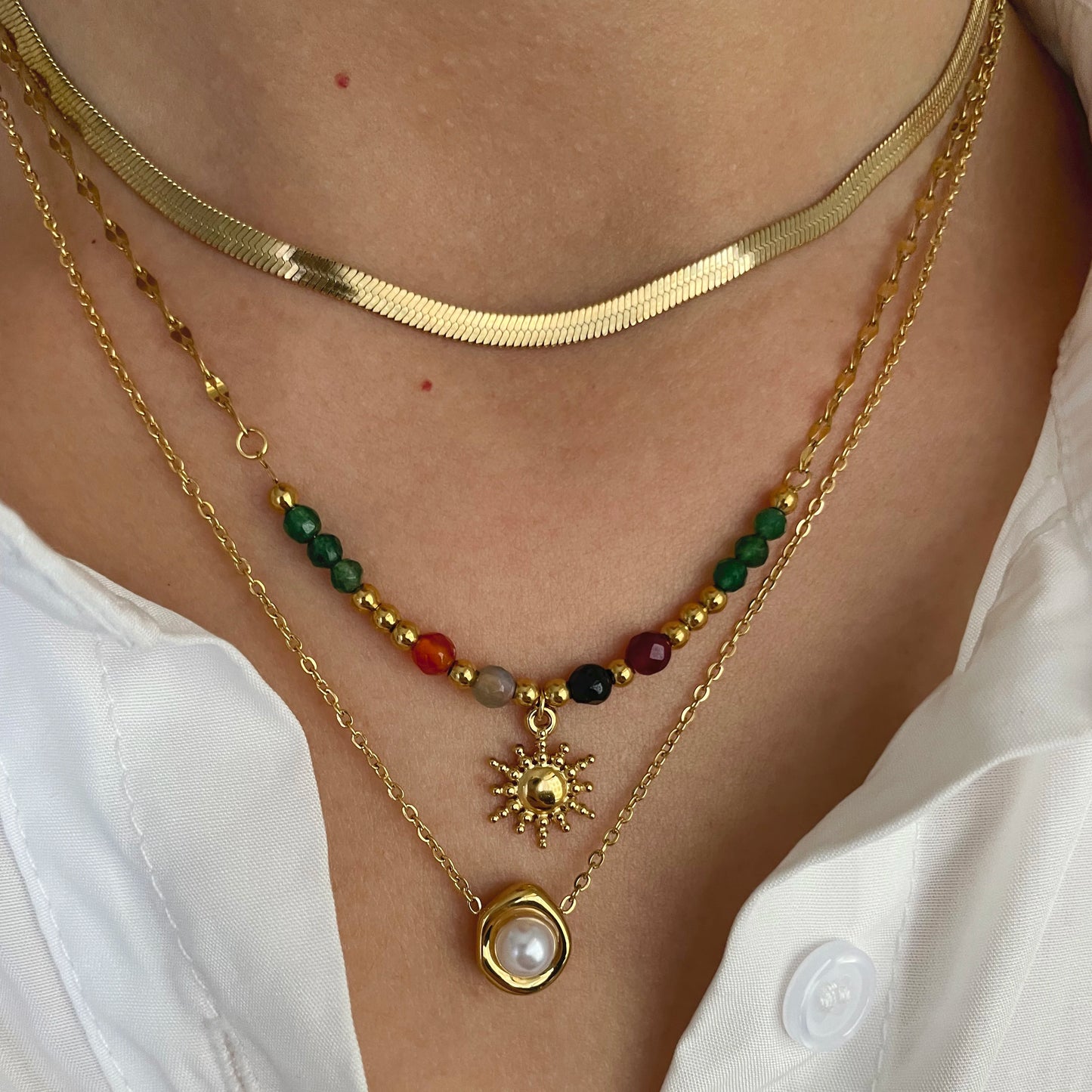 Boho Layerd Kette