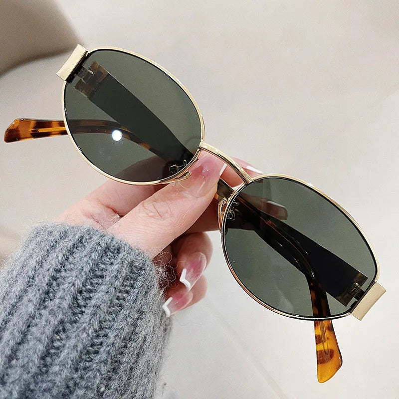 Fashion Oval Sonnenbrille