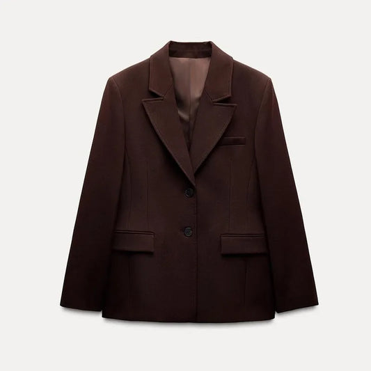 Eleganter Blazer und Rock Set