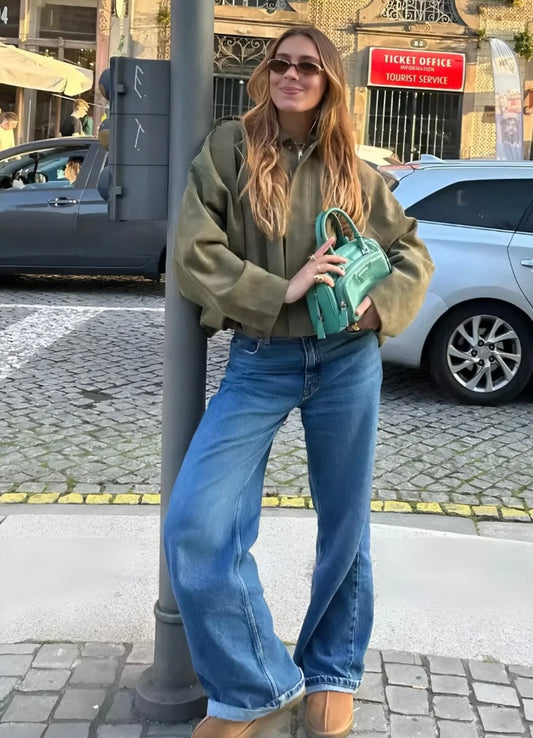 Suede Fall Jacket
