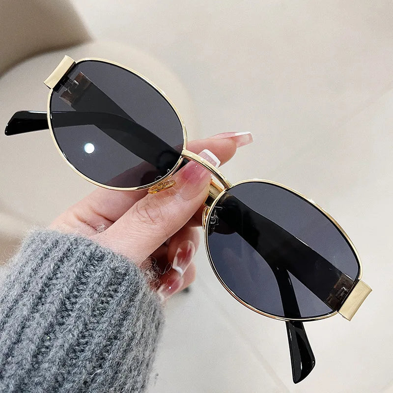 Fashion Oval Sonnenbrille