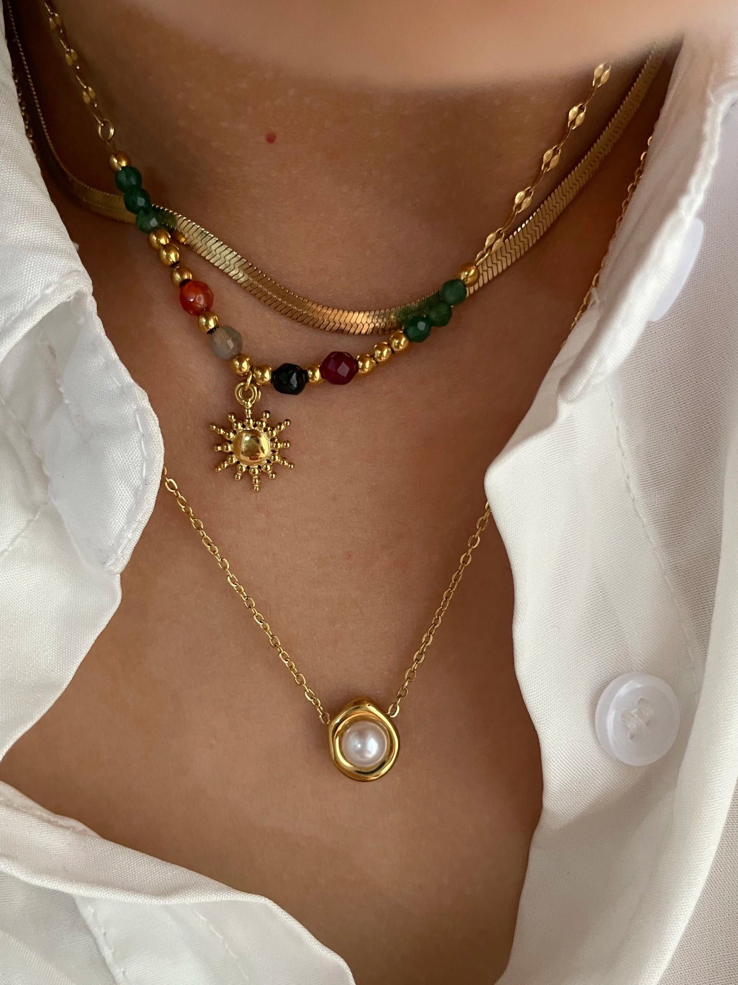Boho Layerd Kette
