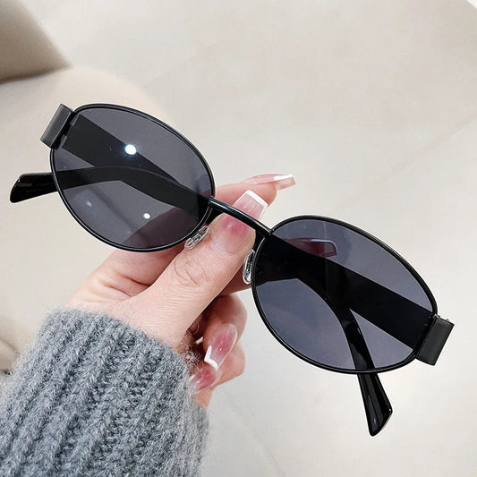 Fashion Oval Sonnenbrille