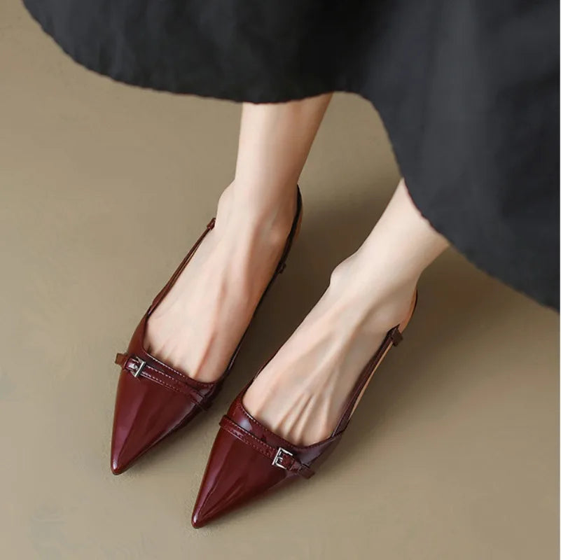 Midnight Luxe  - Glossy Pumps