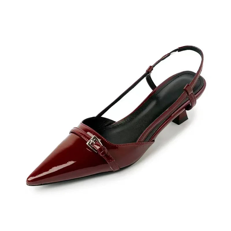 Midnight Luxe  - Glossy Pumps