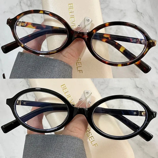 Modische Retro-Brille mit rundem Rahmen – Klassisches Design